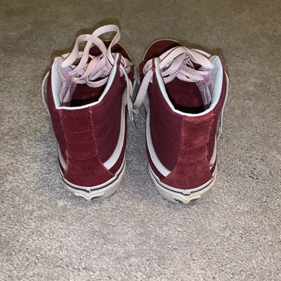 Maroon high top vans - Picture 3 of 4